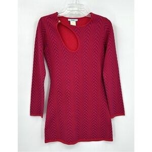 Marciano Long Sleeve Sweater Mini Dress